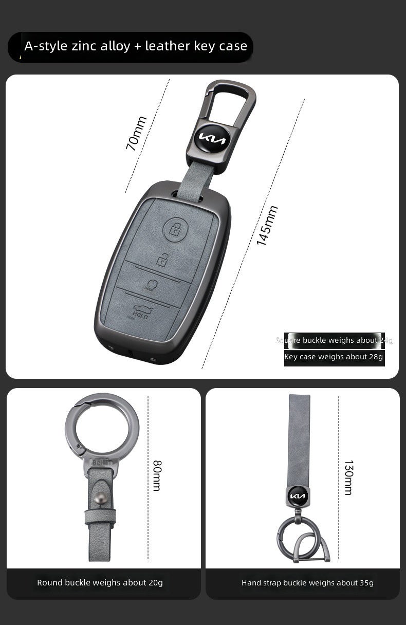 Kia K5 Key Case - New Smart Run Kia KX3 Key Cover, Metal Full-Body Protection - Image 3