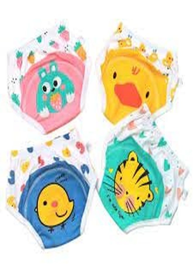 ASJAR Eco-Friendly Reusable Baby Cloth Diaper | Soft, Absorbent & Skin-Safe | Pack Of 2 | Size-S | Multicolor - Image 4