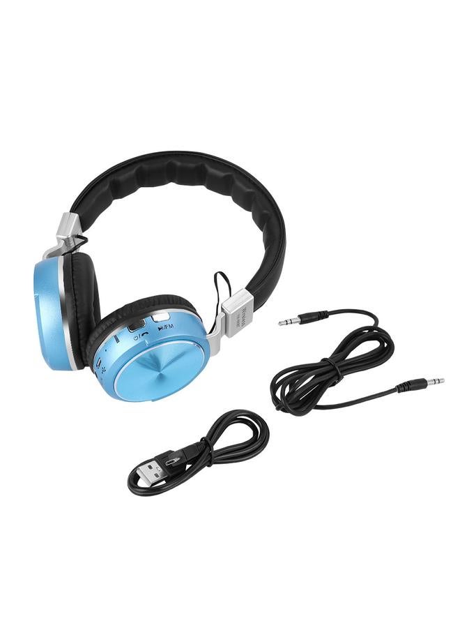 Wireless Bluetooth 4.1 Noise Cancelling Stereo Sound Over-ear Headset Headphone Earphones Blue