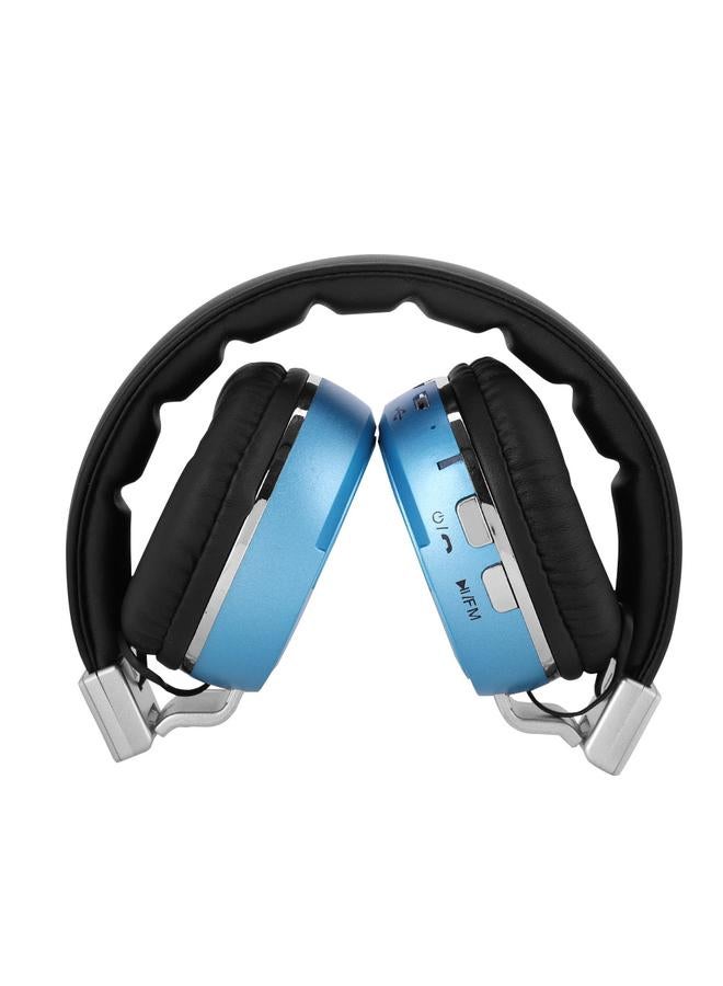 Wireless Bluetooth 4.1 Noise Cancelling Stereo Sound Over-ear Headset Headphone Earphones Blue