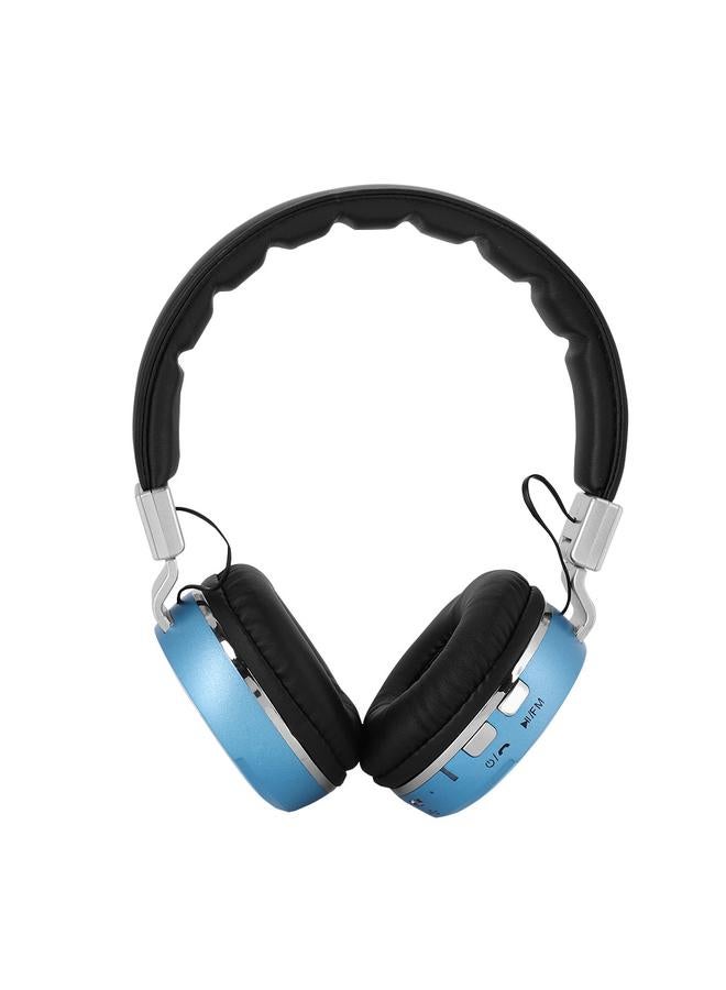 Wireless Bluetooth 4.1 Noise Cancelling Stereo Sound Over-ear Headset Headphone Earphones Blue