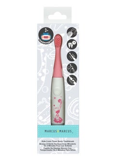 Marcus & Marcus Kids Sonic Silicone Toothbrush -Pink  - Image 2