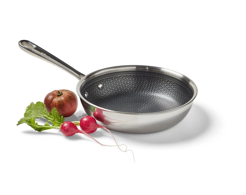 T-fal HybridMesh Stainless Steel, 8 inch Frypan, E5260264 - Image 2