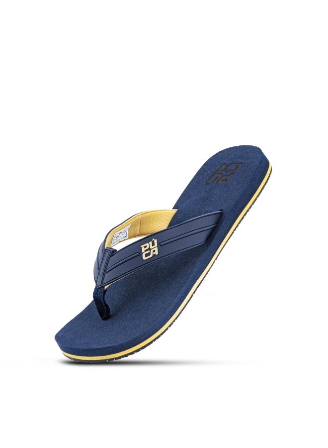 Puca Men Slippers for Comfortable walk Soft and light weight Grab Navy - Image 1