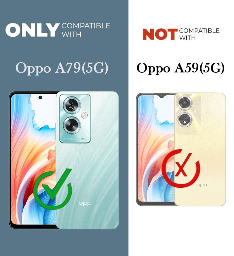 Jkobi Back Cover Case for Oppo A79 5G (Shockproof Polycarbonate Dual Layer Hybrid Armor | Robust Black) - Image 4