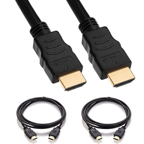 Cable Builders Short HDMI Cable [2-Pack], UHD Ultra High Speed HDMI 2.0 with Ethernet, 4K@30/50/60Hz, 1080P/2160P, 18GBps, 3D, Audio Return, Molded (2FT (2-Pack) - Image 5
