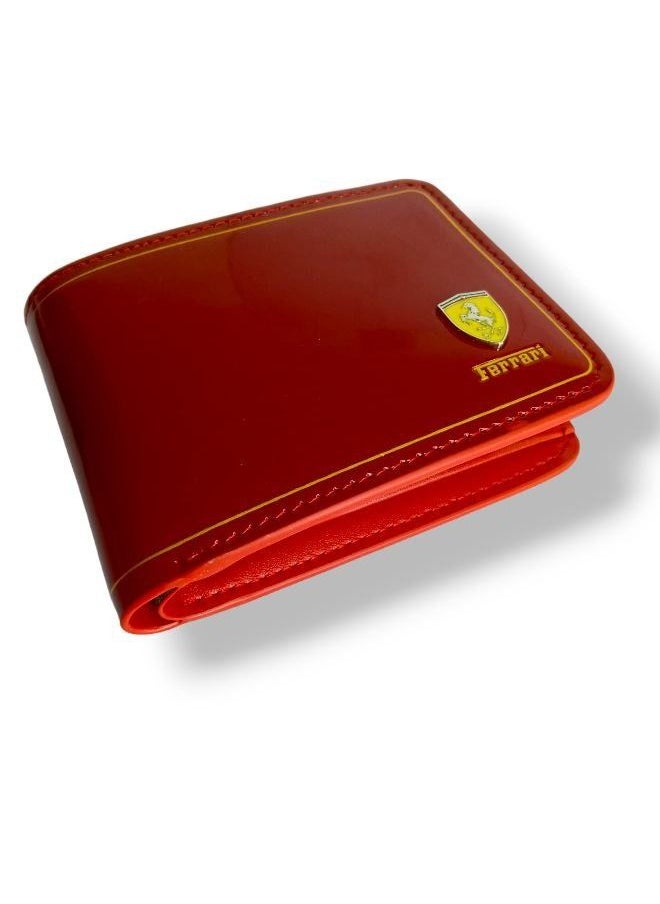فيراري - محفظة Ferrari ثنائية الطية للرجال - احتضن روح السرعة - Image 1