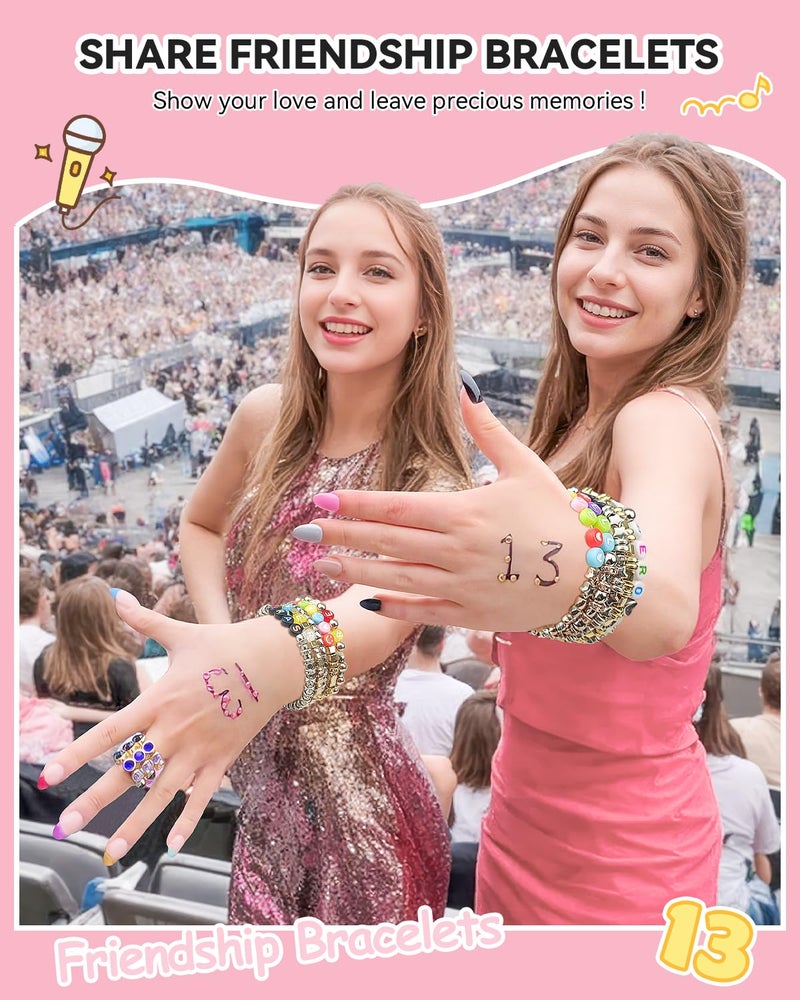 ARTDOT 1740 Pieces Gold Beads for Friendship Bracelets Making Kit, 8 Shapes Organized Jewelry Making Supplies Spacer Beads Set with Rhinestones Crafts Gifts for Teen Girls Ages 6 7 8 9 10 11 12 - Image 2