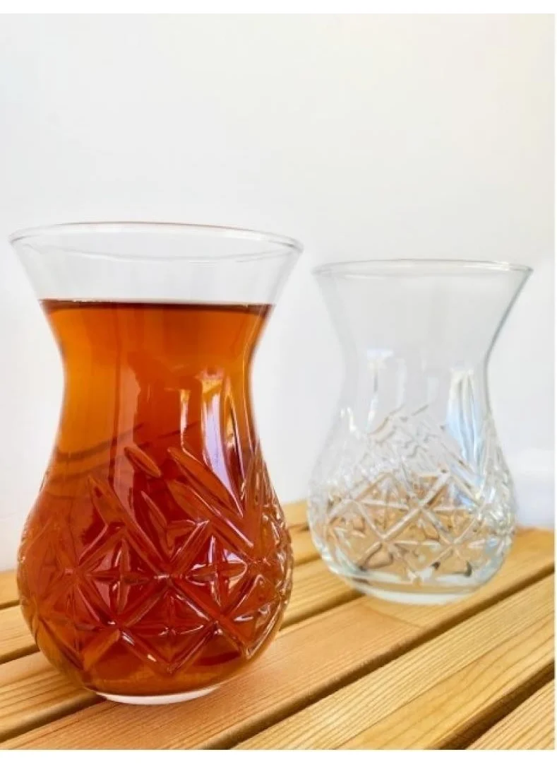 Paşabahçe Timeless Cut Crystal Tea Cup - 6 Pcs. Tea Cup 42881