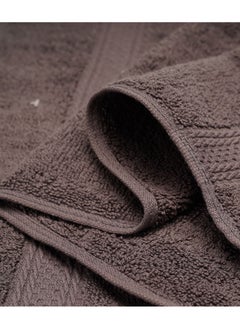 Home-Tex Design Perfect For Home Hometex Design 500 GSM 100% Cotton Grey Hand Towel - Pack of 12 Pieces 40x70 cm  - Image 4