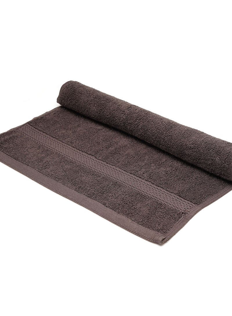 Home-Tex Design Perfect For Home Hometex Design 500 GSM 100% Cotton Grey Hand Towel - Pack of 12 Pieces 40x70 cm - Image 2