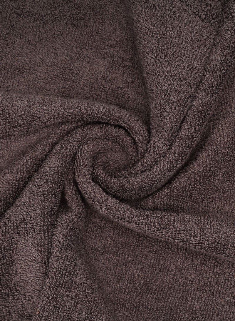 Home-Tex Design Perfect For Home Hometex Design 500 GSM 100% Cotton Grey Hand Towel - Pack of 12 Pieces 40x70 cm - Image 3