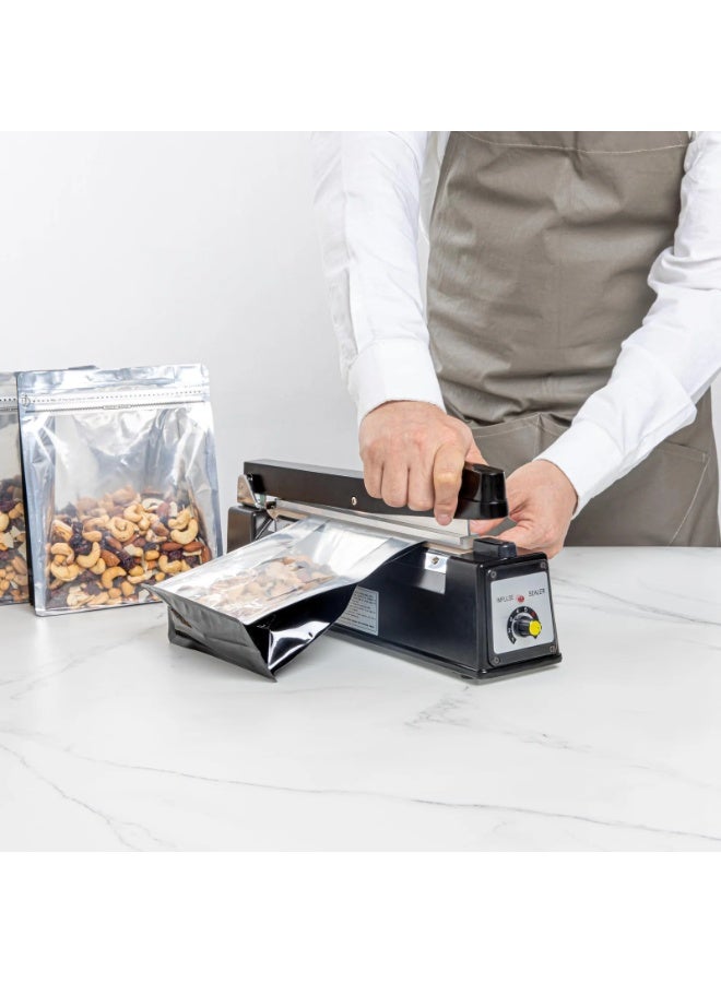 Restaurantware Portable Bag Sealer | Fast Thermal Sealer for Plastic Bags up to 12 Inches | Compact, Efficient, and Portable Bag Sealing Solution – Damaged Box - Image 3