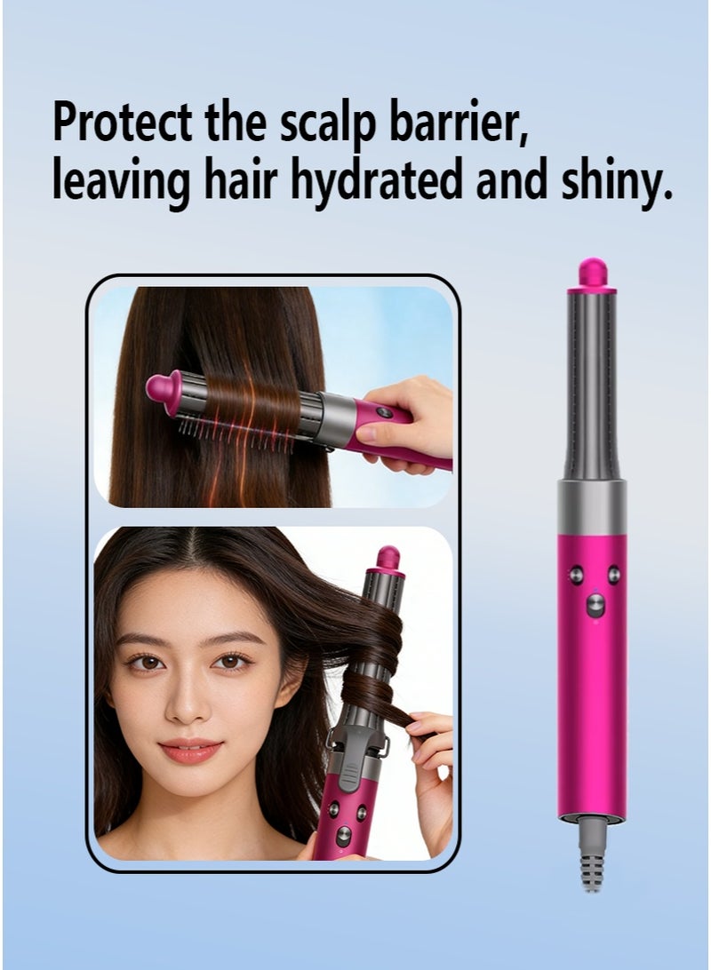 سبعة في واحد ملحقات الشعر متعددة الوظائف: مكعب الهواء الساخن ومستقيم ، متوفر في أحجامين وثلاثة إعدادات درجة حرارة - Image 3