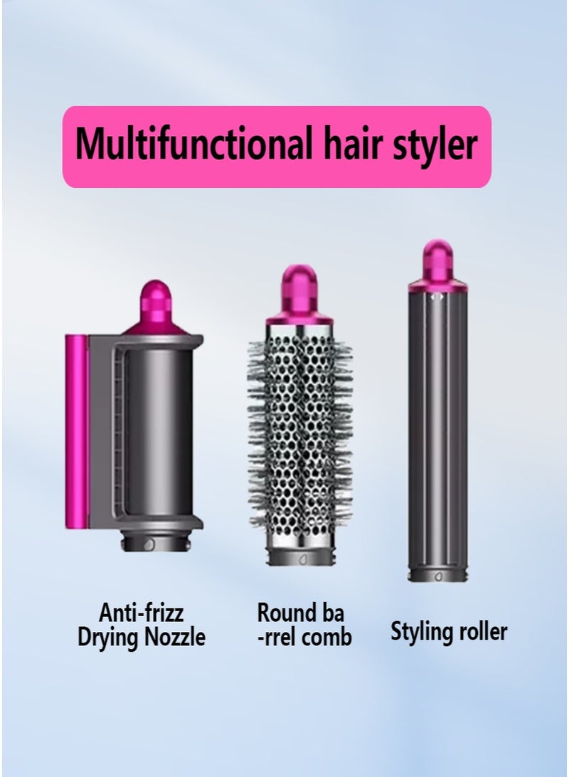 سبعة في واحد ملحقات الشعر متعددة الوظائف: مكعب الهواء الساخن ومستقيم ، متوفر في أحجامين وثلاثة إعدادات درجة حرارة - Image 5