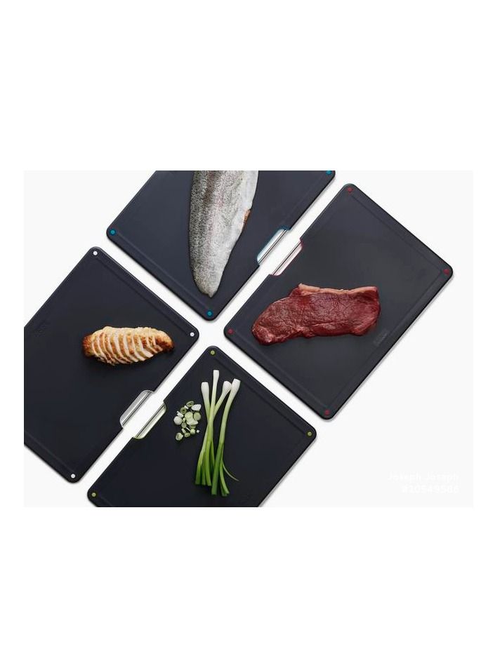 Joseph Joseph Folio Chopping Board Set Black Large - Image 3