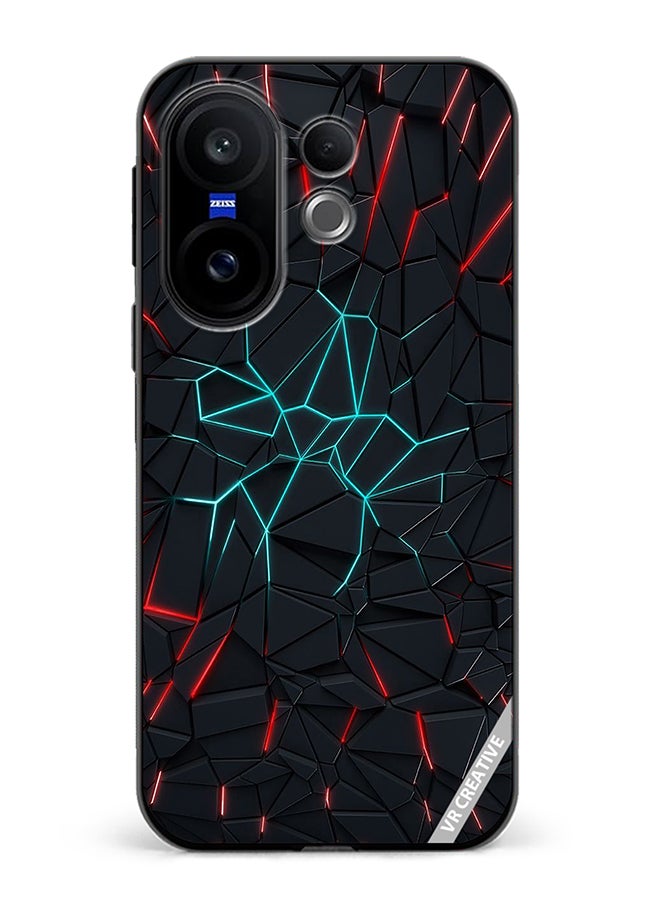 Protective Case Cover For Vivo X200 FE Abstracts Design Multicolour