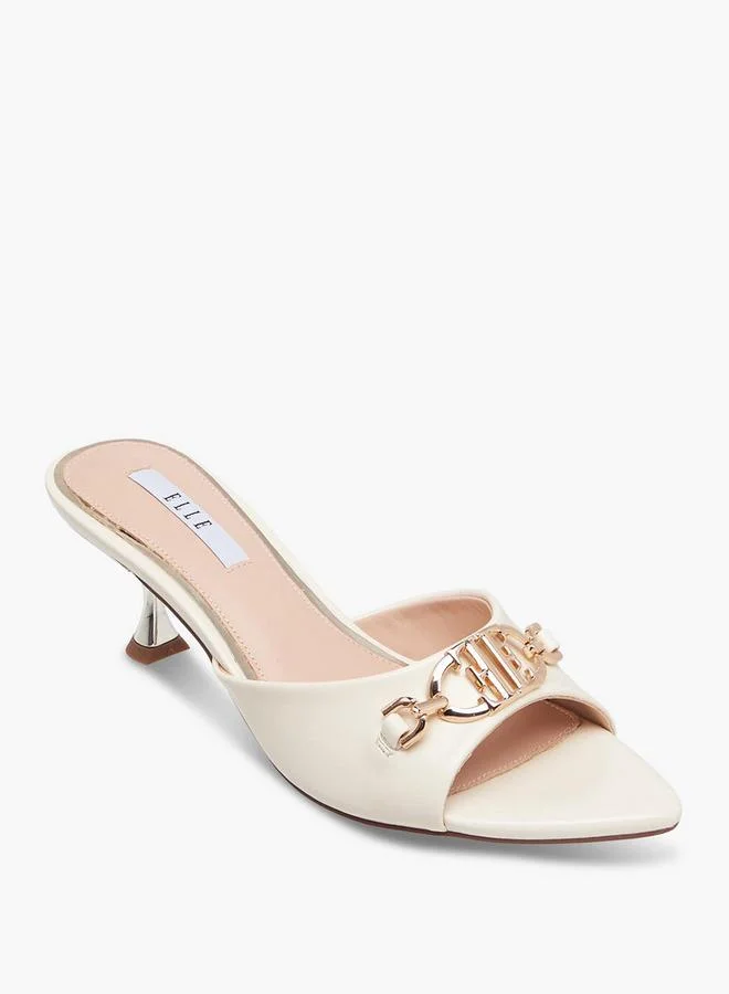 ELLE Women Flared Heel Sandals