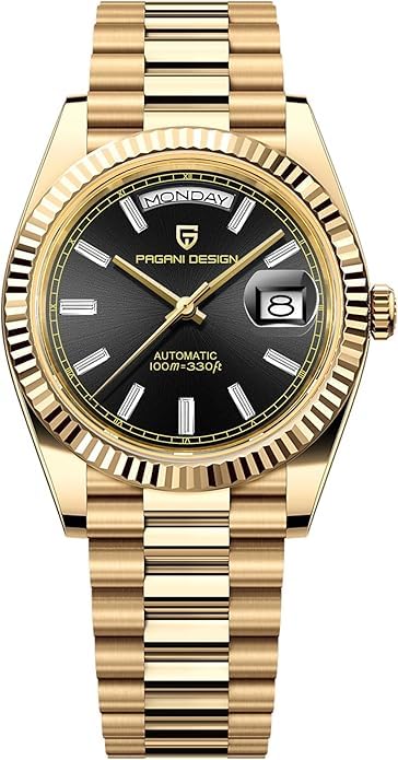 RollsTimi  Pagani Design 1752 DD36 Luxury Men's Automatic Mechanical Watch, Sapphire Glass, Day Date Watch, Seagull Caliber ST16, 100m Water Resistant - Image 1
