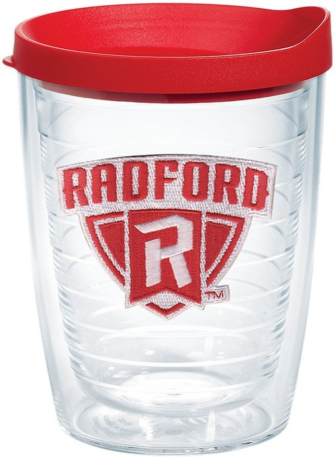 Tervis Radford Highlanders Logo Insulated Tumbler with Emblem and Red Lid, 16oz, Clear - Image 1