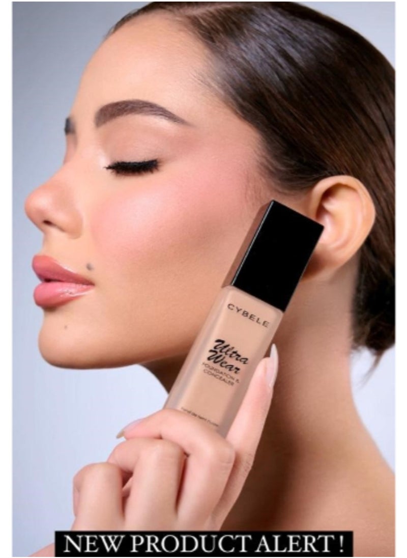 CYBELE - Cybele Ultra Wear Foundation & Concealer 03 Shell - Image 1