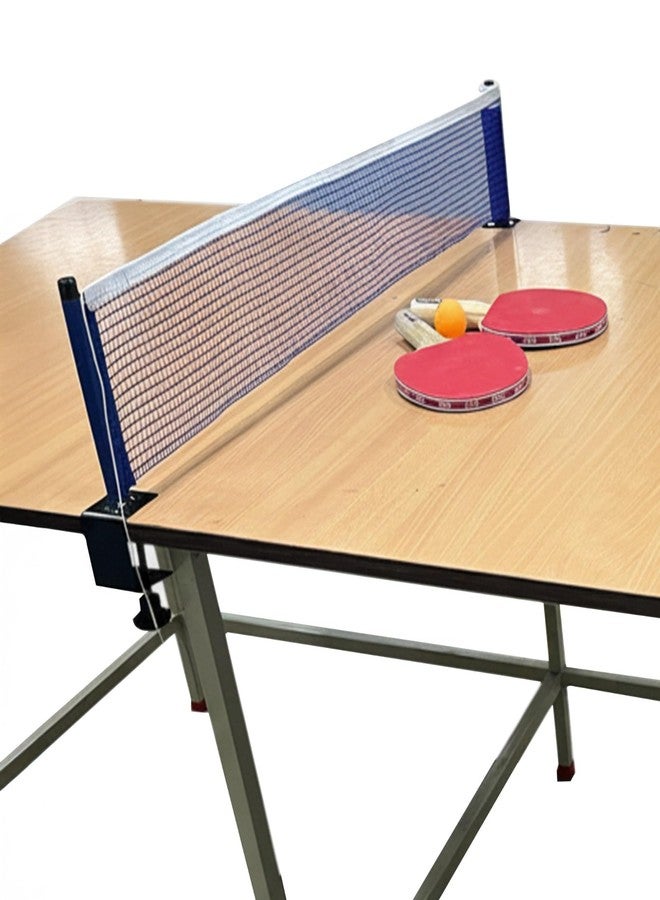 GLORY MEDAL HANGERS Adjustable Table Tennis Net with Holder - Portable Ping Pong Table Tennis Post for Indoor & Outdoor Tables, Fits Any Standard Table, Durable Mesh Net for Home, Office & Recreational Play - Image 1