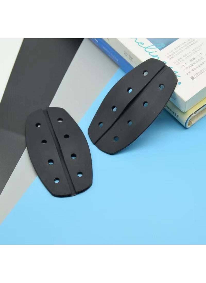 Generic Bra Underwear Invisible Non-slip Fixed Anti-drop Shoulder Strap Seamless Artifact Shoulder Pad Thin Silicone Decompression Shoulder Pad  - Image 2