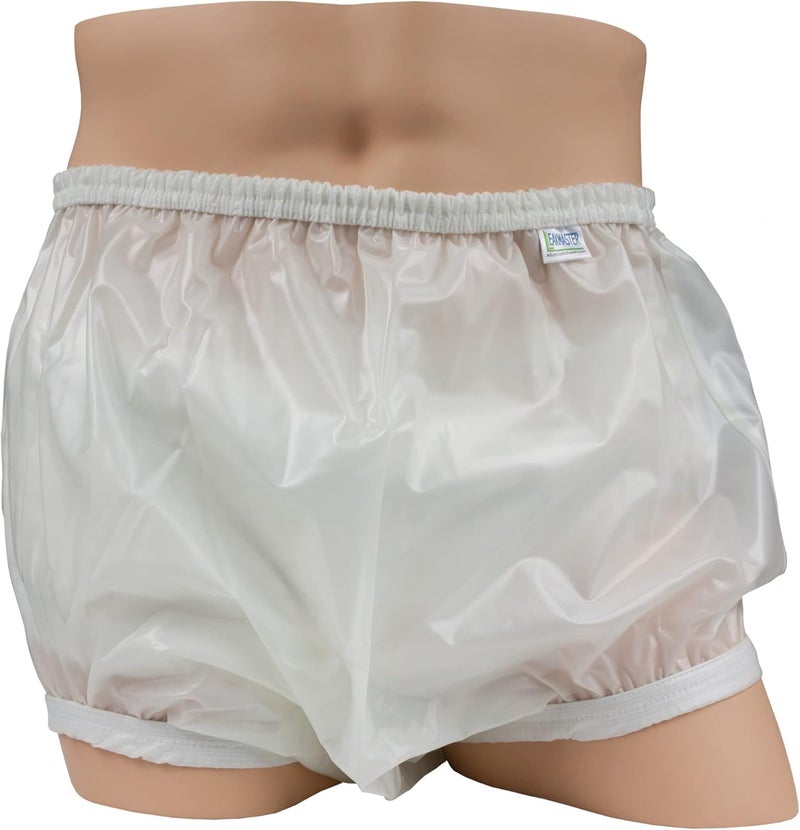 Leakmaster Deluxe Heavy Duty Adult Pullon Plastic Pants Features Premium Quality Extra Thick 7 Mil Vinyl Enclosed Elastic Extended Waist and Roomy Fit XLarge Fits 4248 in - Image 1