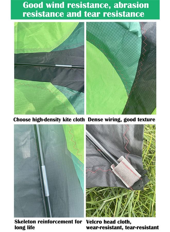 ZCM-HAPPY Kite for Outdoor Games and Activities Single Line Kite with Flying Tool Reel 6m Long Tail - Image 3