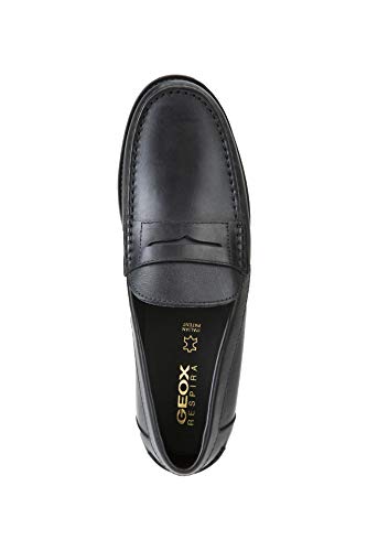 Geox Men's New Damon 1 Slip-on Loafer, Black, 45 EU/12 M US - Image 4