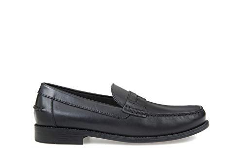 Geox Men's New Damon 1 Slip-on Loafer, Black, 45 EU/12 M US - Image 2