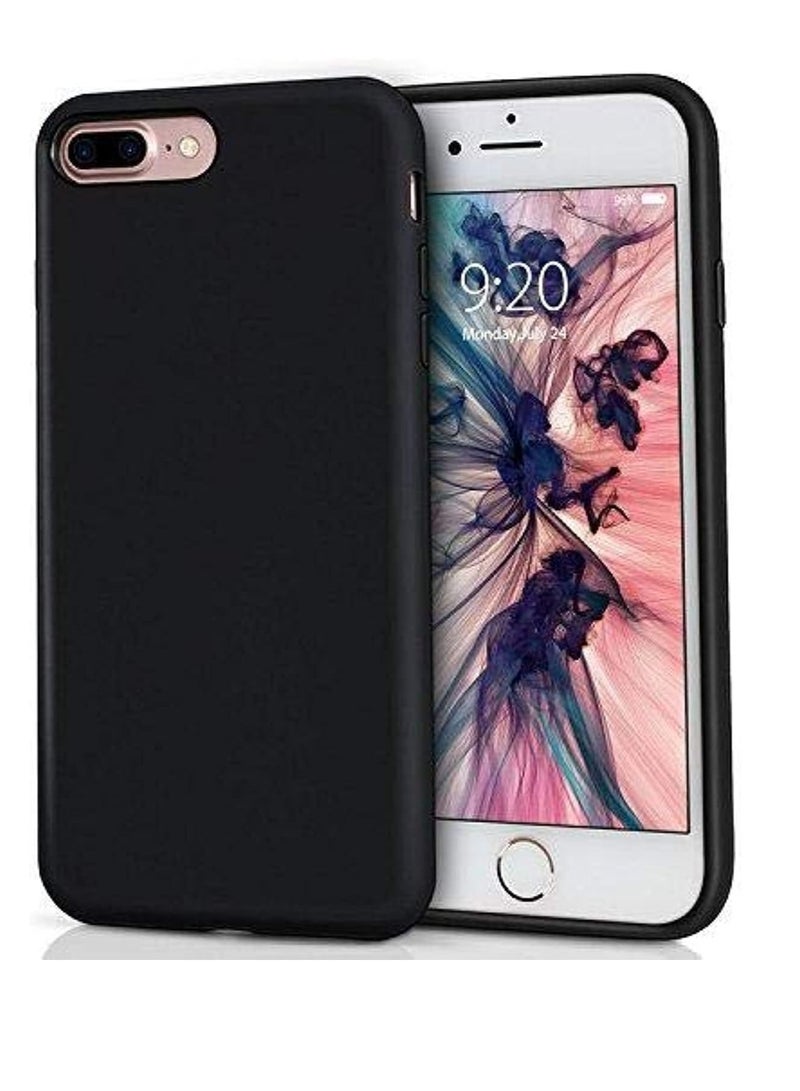 Compatible with iPhone 7 Plus/iphone 8 Plus Case, Liquid Silicone Case, Full Body Protective Cover, Shockproof, Slim Phone Case, Anti-Scratch Soft Microfiber - Image 1