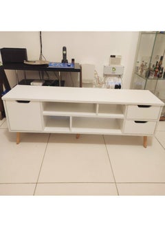 fashionhome Upgraded Modern Simple Storage Shelves and TV Cabinet Combination Set Table For Home Living Room Furniture 140 x 30 x 38 cm  - Image 2