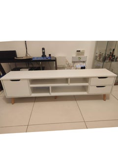 fashionhome Upgraded Modern Simple Storage Shelves and TV Cabinet Combination Set Table For Home Living Room Furniture 140 x 30 x 38 cm  - Image 3