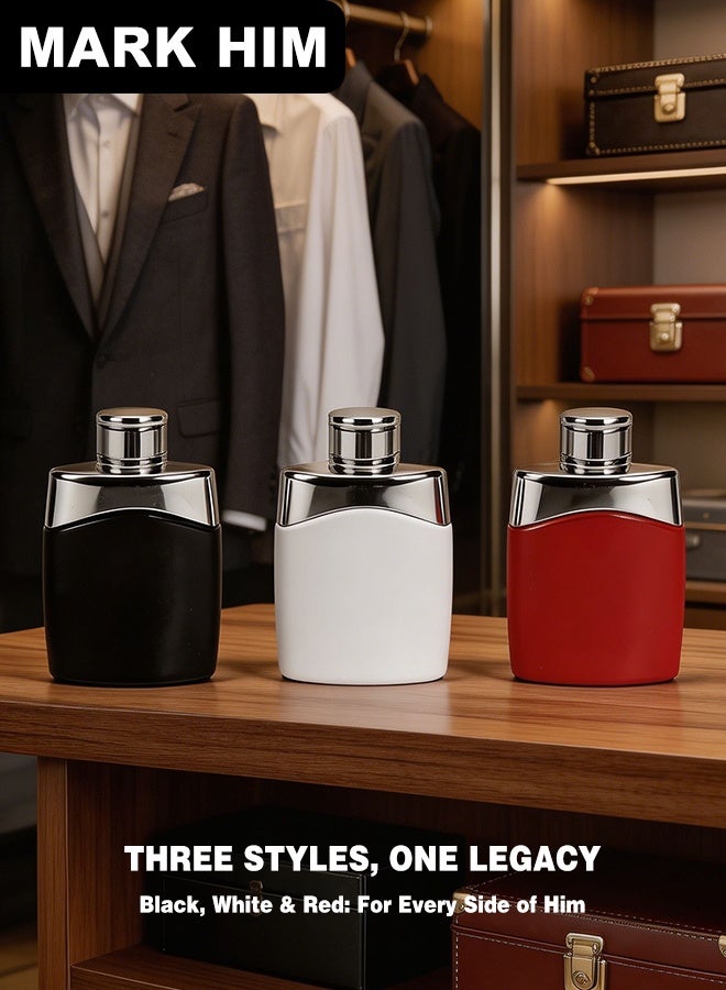 MARK HIM 3-Piece Men’s Perfume Gift Set, Long-Lasting Eau de Parfum Trio, Classic Scent Eau de Toilette, Elegant Fragrance Kit for Men - Image 2