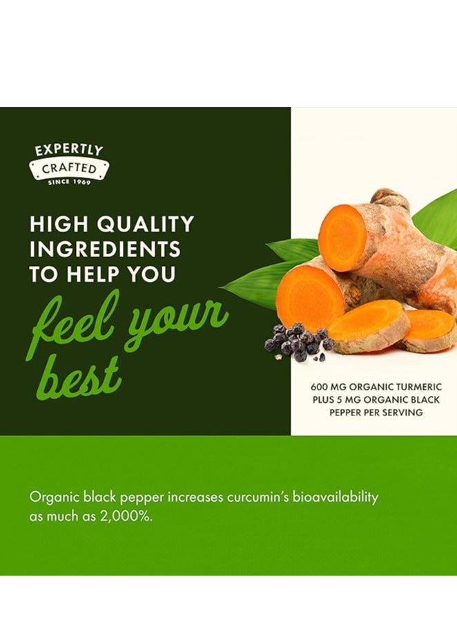 SWANSON Turmeric & Black Pepper Full Spectrum 90 Vegan Capsule - Image 5