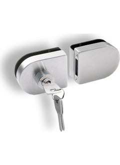 KALE KILIT Kale Kd070/20-128 Glass Door Lock Double Wing - Cylinder,  - Image 1