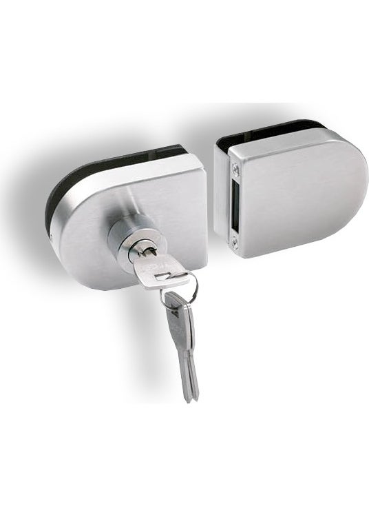 KALE KILIT Kale Kd070/20-128 Glass Door Lock Double Wing - Cylinder,  - Image 1