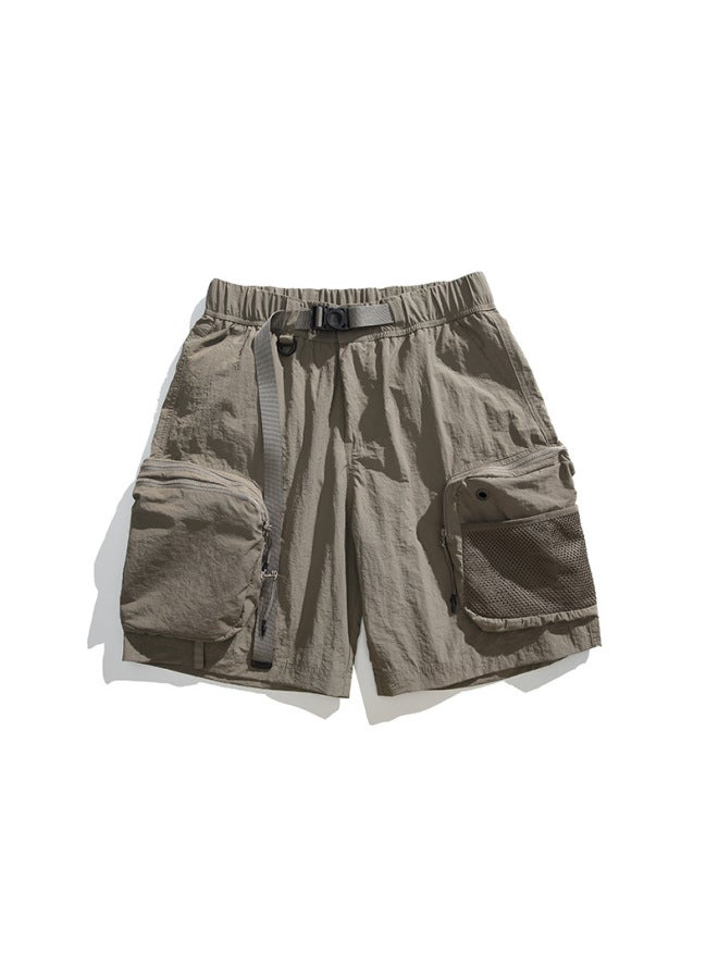 Izexx Fashion Brand Summer Outdoor Three-proof Sports Shorts American Style Functional Wind Multi-pocket Waterproof Sports Shorts For Men - Image 1