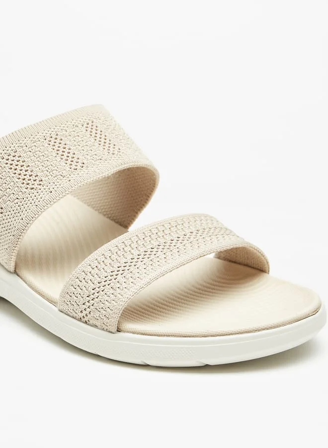 Flora Bella By Shoexpress Women's Textured Slip-On Sandals Ramadan Collection