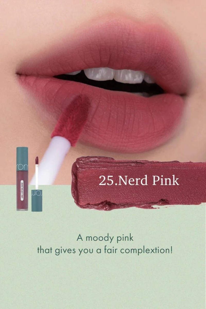 Rom&Nd Zero Velvet Tint 25 Nerd Pink 5.5g - Image 1