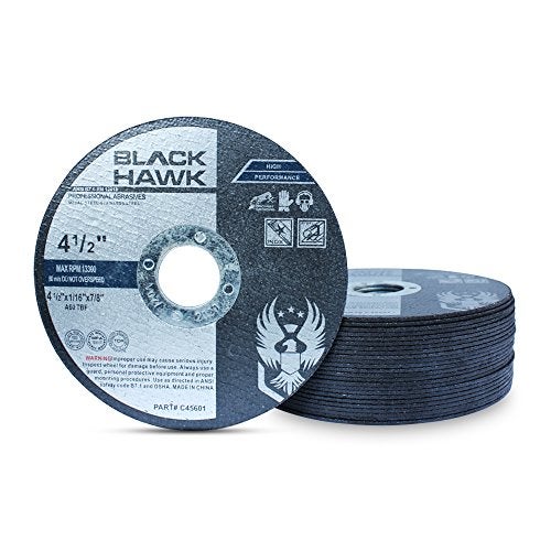 BHA Metal and Stainless Steel Cut Off Wheels for Angle Grinders, 4.5” x 1/16” x 7/8” - 25 Pack - Image 2