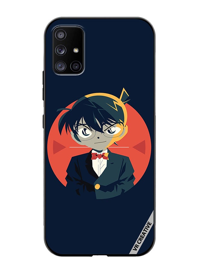 VR CREATIVE Protective Case Cover For Samsung Galaxy A51 5G Detective Conan Character Design Multicolour - Image 1