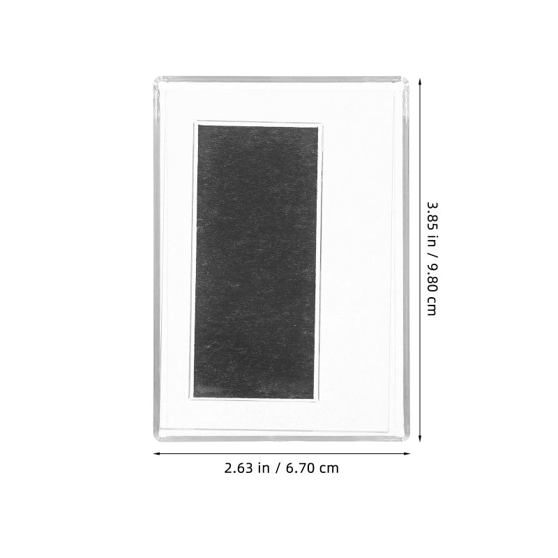 20 pcs Clear Magnetic Frames Magnetic Picture Frames Clear Photo Holders for Refrigerator Frames - Image 3
