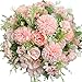 Nubry Nubry 3pcs Artificial Flowers Bouquet Fake Peony Silk Hydrangea Wildflowers Arrangements with Stems for Wedding Home  - Image 2