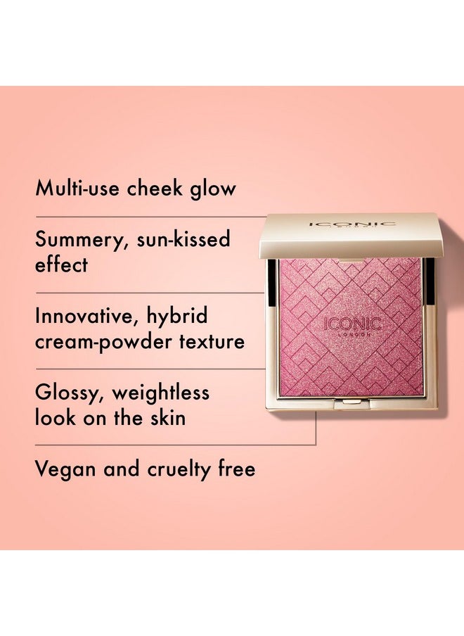 ICONIC LONDON Kissed By The Sun | Multi-Use Blush, Bronzer, & Highlighter, For All Skin Types, Cruelty-Free, Vegan Makeup, (Play Time) 0.17 Oz  - Image 2
