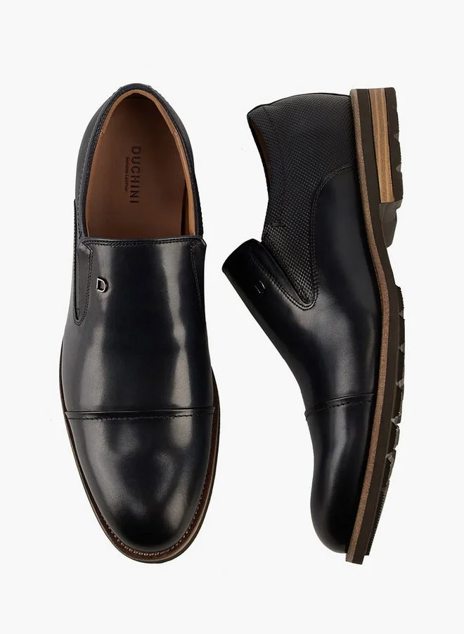 DUCHINI Men's Textured Loafers