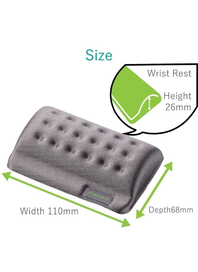 Mouse  Wrist Rest Pad for Easy Typing Pain Relief Keyboard Wrist Rest Memory Foam Wrist Rest for Office/Gaming/Computer/Laptop/Mouse Wrist Rest Pad Support Gaming (grey), One Size