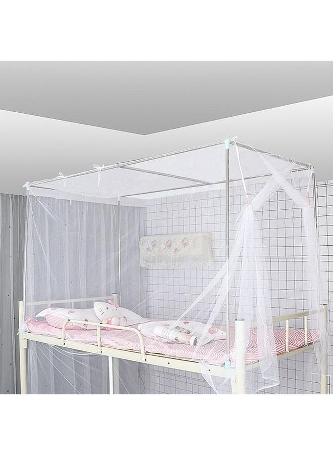 Bluejw Mosquito Net Student Dormitory Upper Bed Side Door Zipper 0.9m Female Single Bed Dormitory Upper And Lower Bed Bracket Rod New Product - Image 1