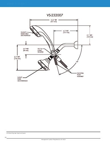 Speakman VS-232007 Napa Anystream 2-Way Shower Combination, 2.5 GPM, Polished Chrome - Image 5